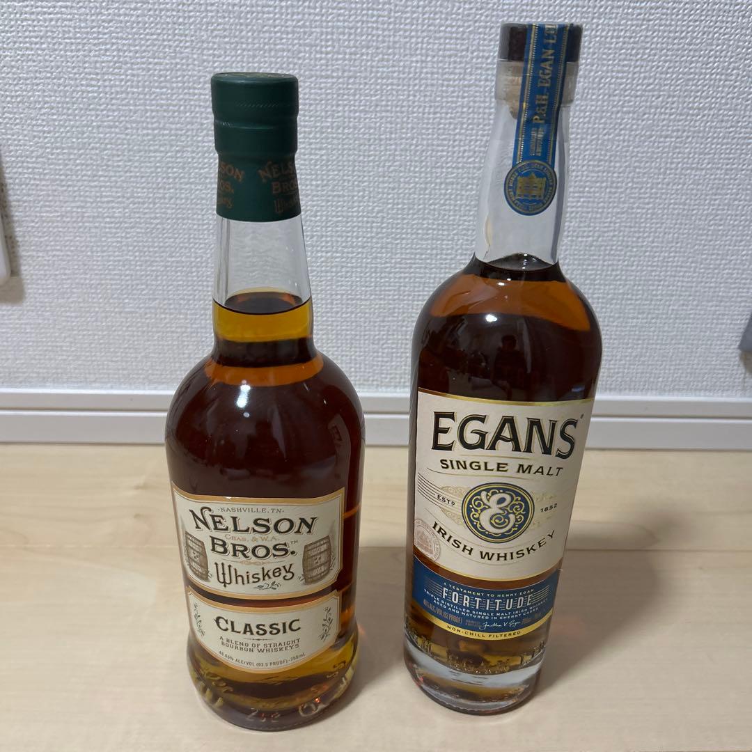 EGANS Fortitude & NELSON Bros. ウイスキー２本