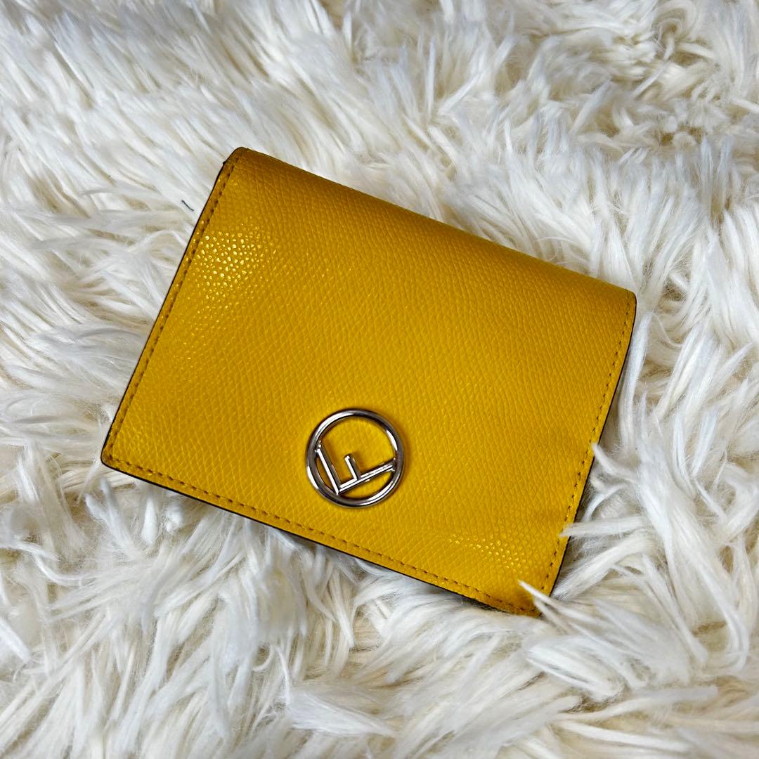 FENDI 折りたたみ財布 黄色【美品】