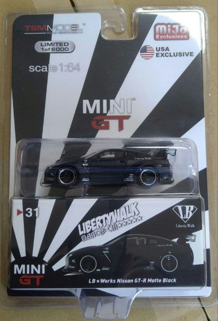mini gt 6000台限定 LB WORKS NISSAN GT-R R35