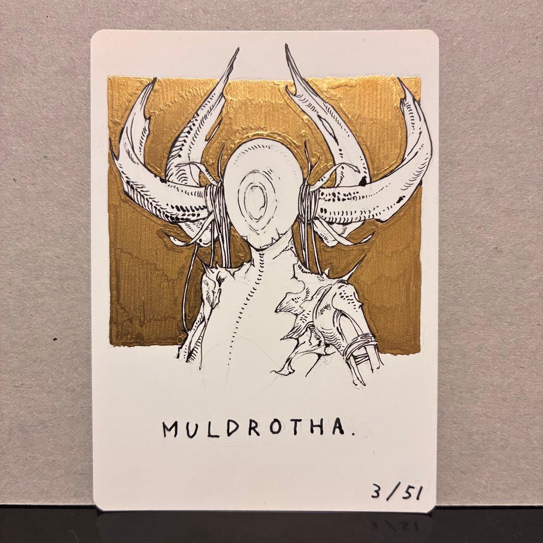 アーティストプルーフ　墓場波、ムルドローサ　ジャパンショーケース　スケッチ入り