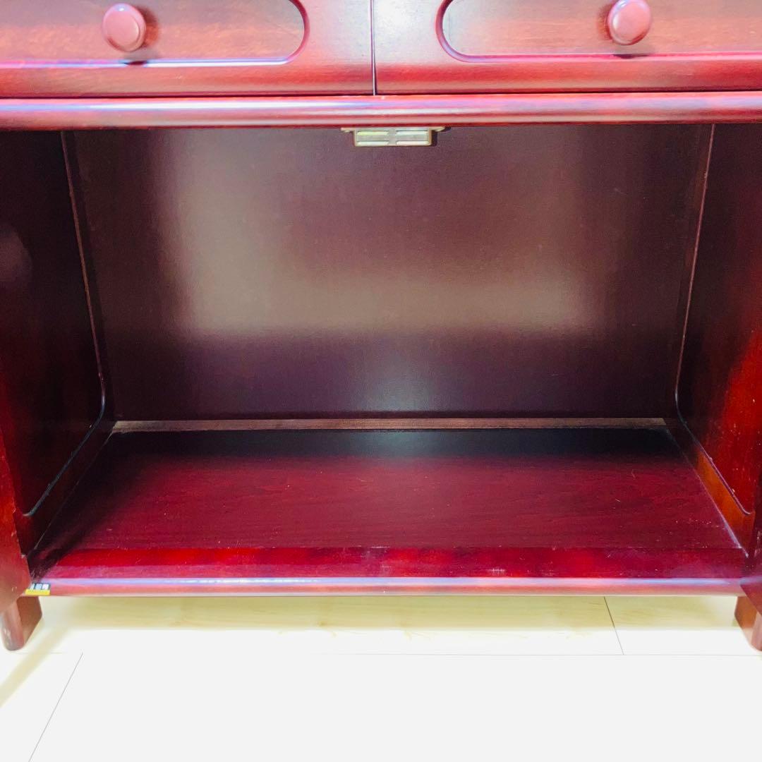 ✨美品✨ カリモク karimoku 木製 電話台 FAX台 キャビネット飾り棚