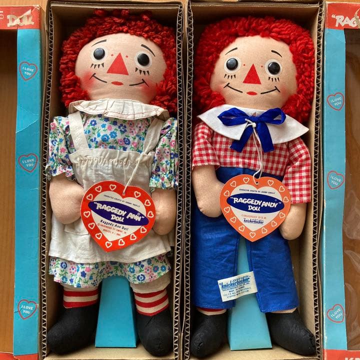 激レア　箱入り ラガディ アン＆アンディ ヴィンテージ ペア ドール