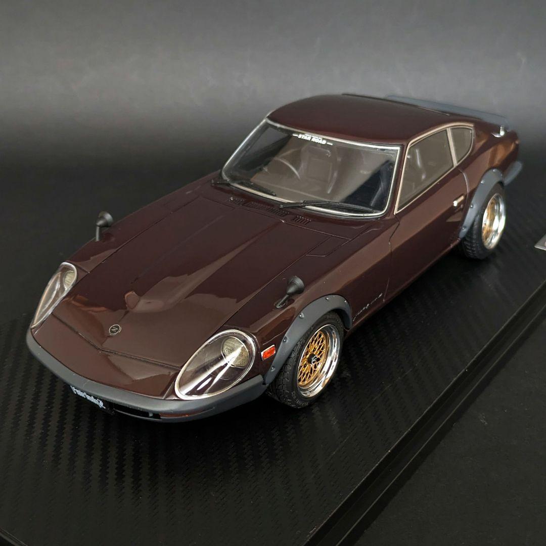 ignition model 1/18 ニッサン 240ZG HS30 マルーン