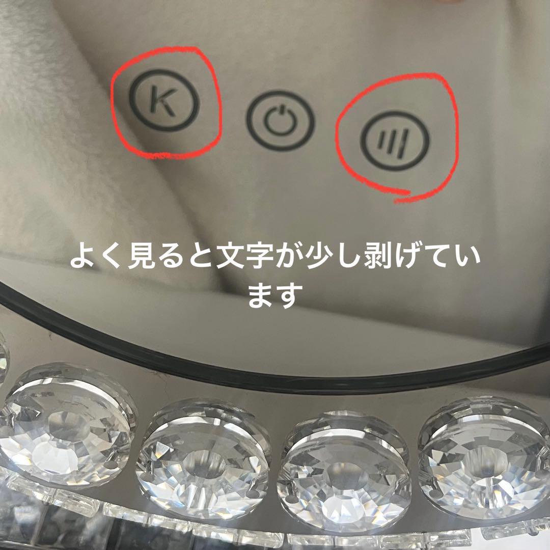 ハリウッドミラー 卓上 女優ミラー ラウンド クリスタルミラー