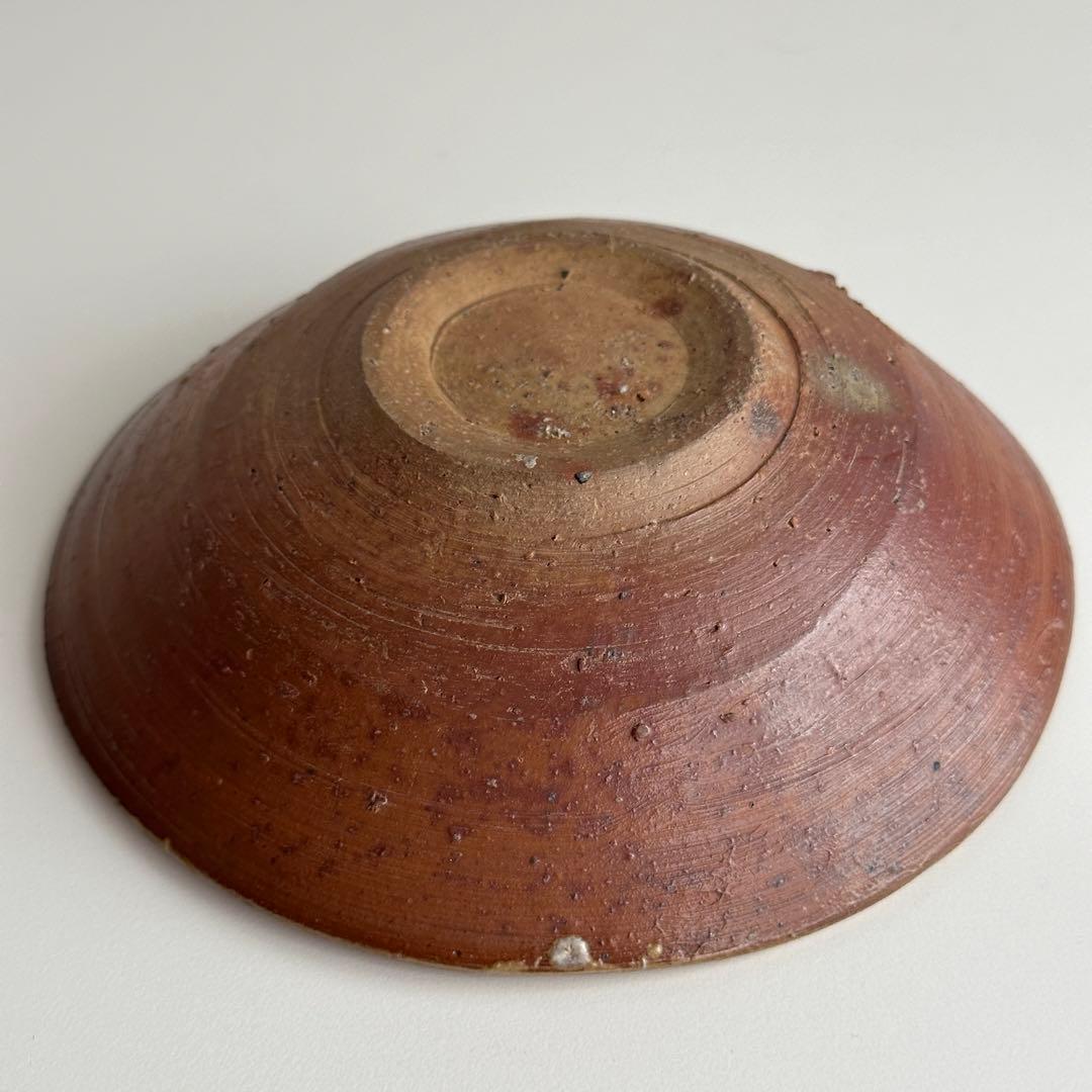 森陶岳 備前 茶器 緋襷 平茶碗 共箱