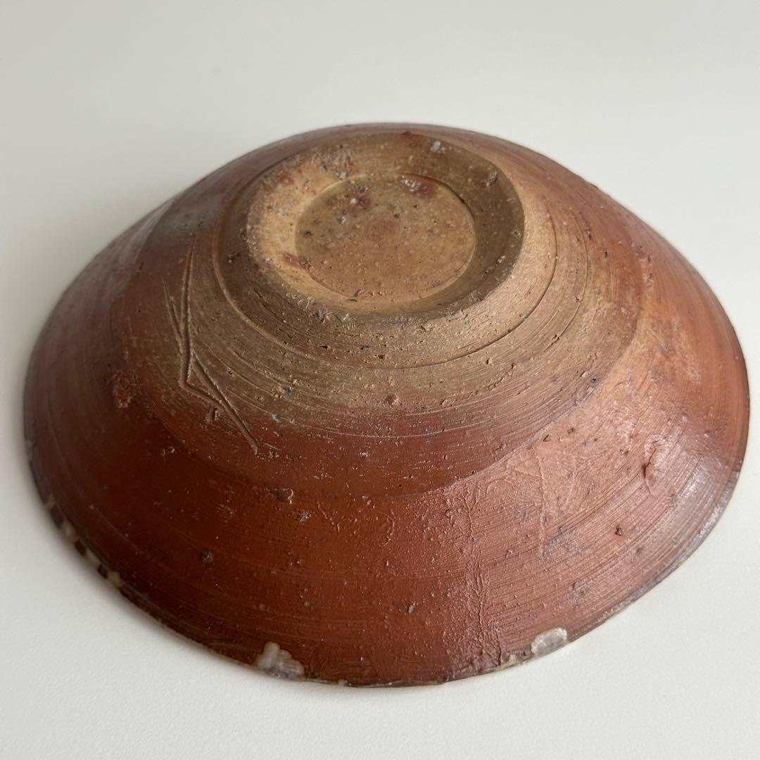 森陶岳 備前 茶器 緋襷 平茶碗 共箱