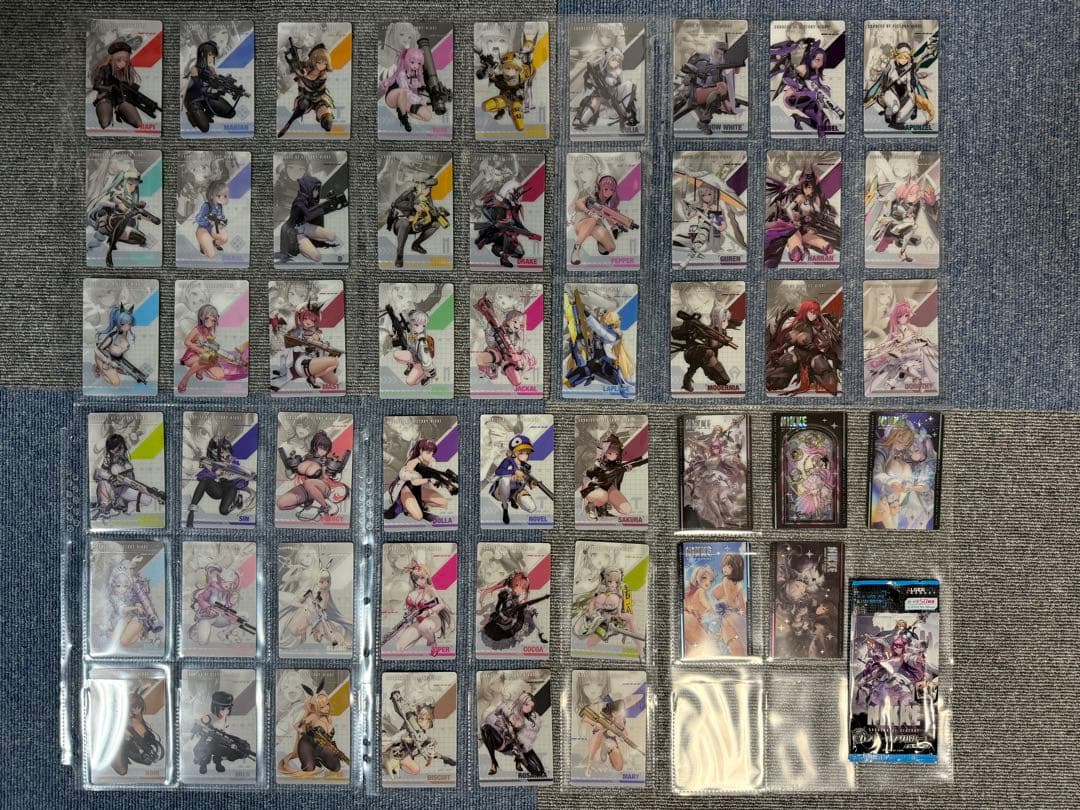 勝利の女神NIKKE ガンガールメタルカード 全50種 コンプ セット