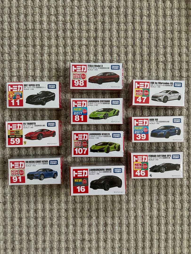トミカ初回絶版限定ダブりなし26種