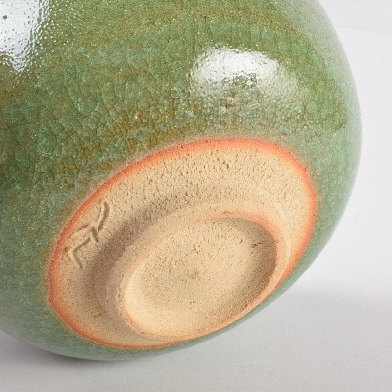 茶道具　美濃焼　加納臣峰作　茶碗　共布　極め箱　C　8391