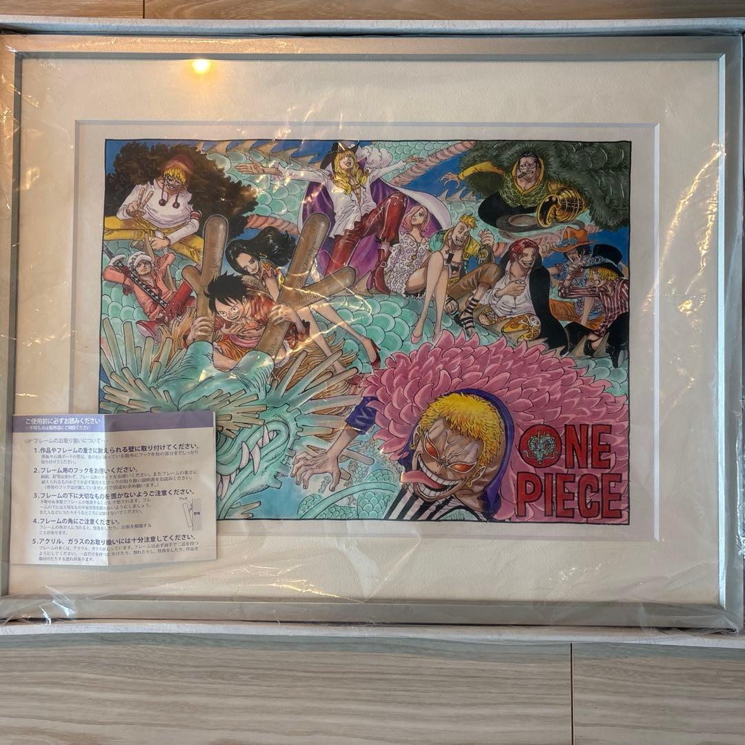 ONE PIECE麦わらストア 東京　ワンピース　タワー店5周年　複製原画