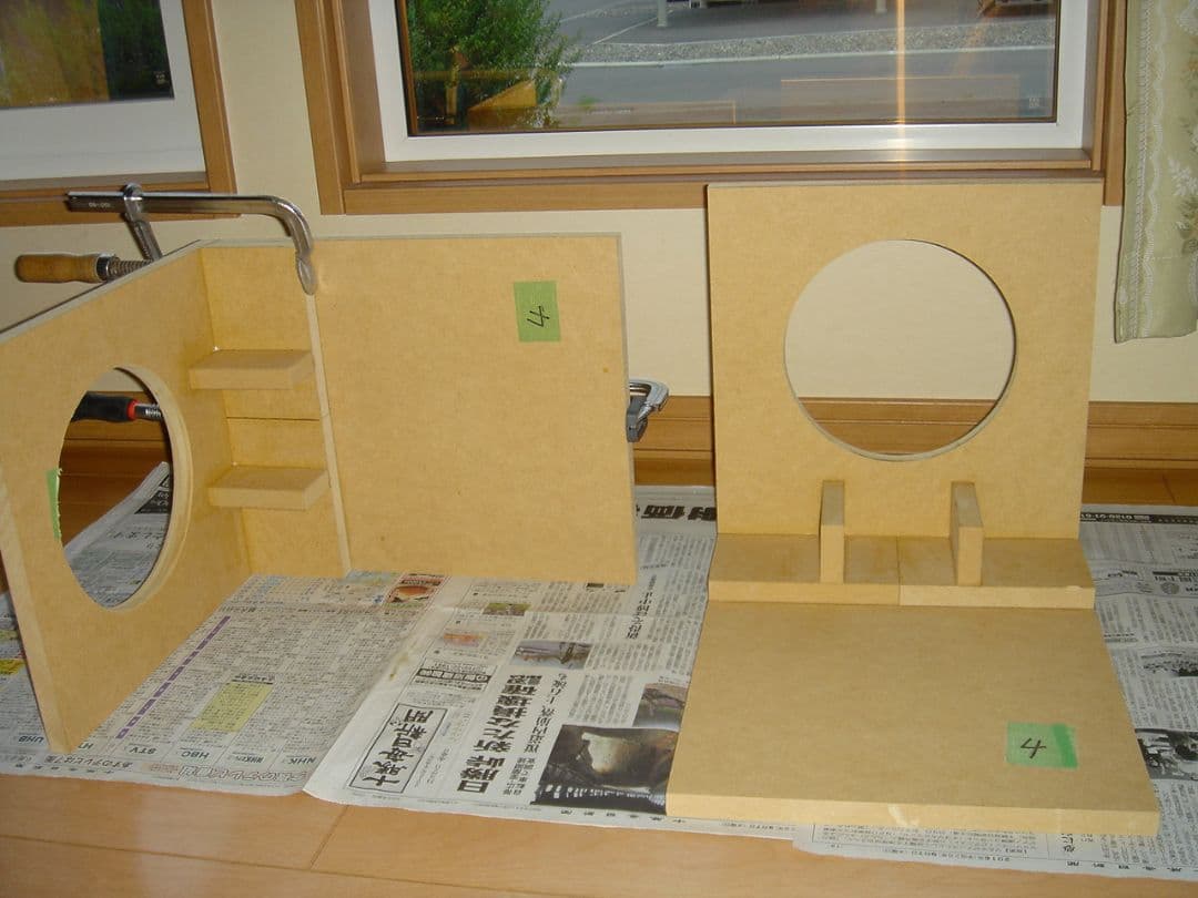 バックロードホーンFostex FE208Ｅ∑　自作品　北海道引取り限定