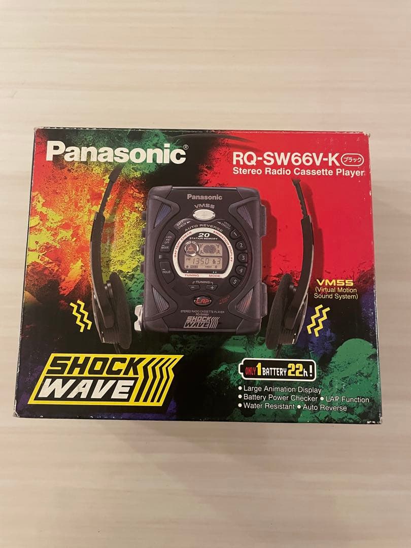 【希少：新品】パナソニック RQ-SW66V ステレオラジオカセットプレーヤー
