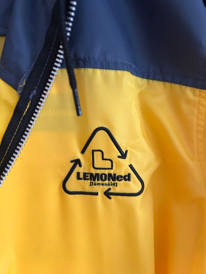 LEMONed ラインパーカー イエロー hide