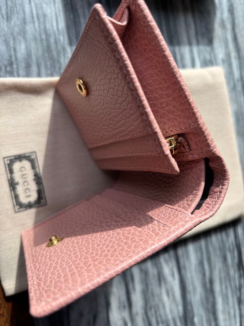 GUCCI グッチ 二つ折り財布 GGマーモント