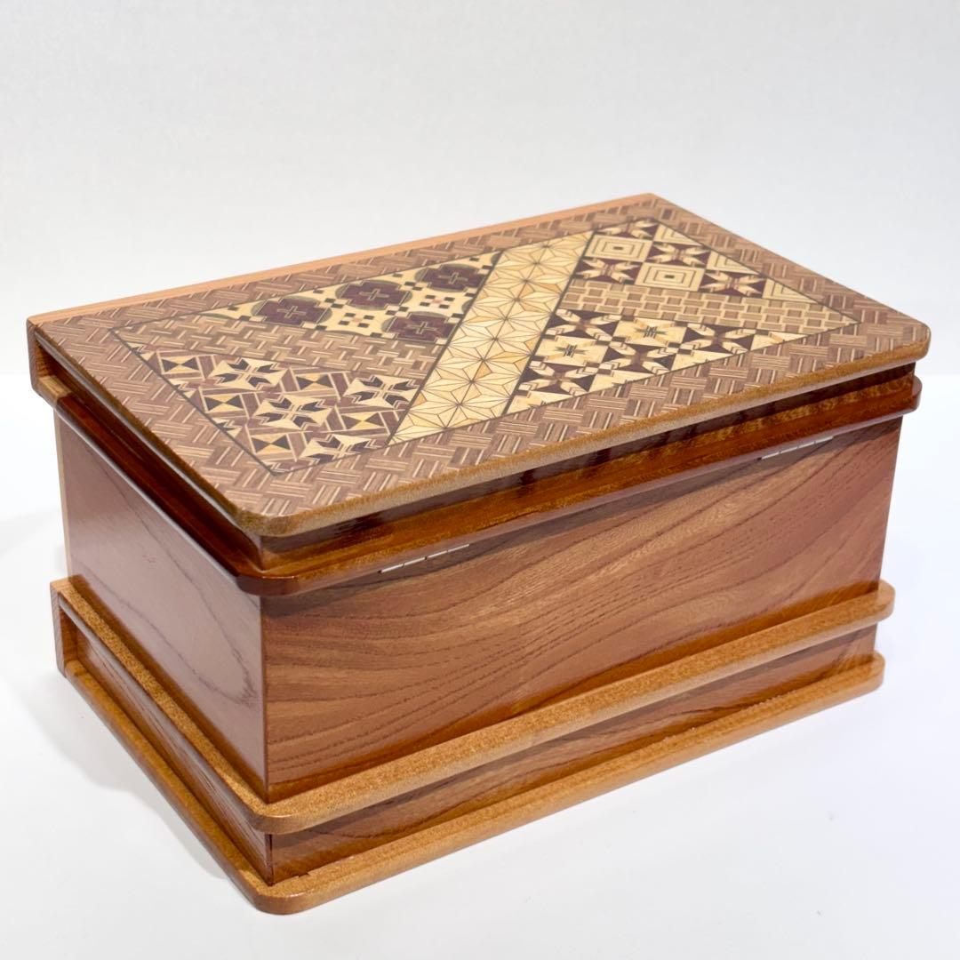 箱根寄木細工 からくり箱 小物入れ ティッシュケース まとめ売り