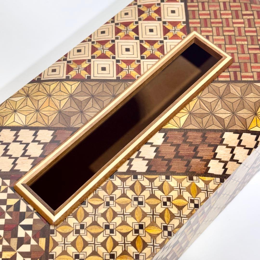 箱根寄木細工 からくり箱 小物入れ ティッシュケース まとめ売り