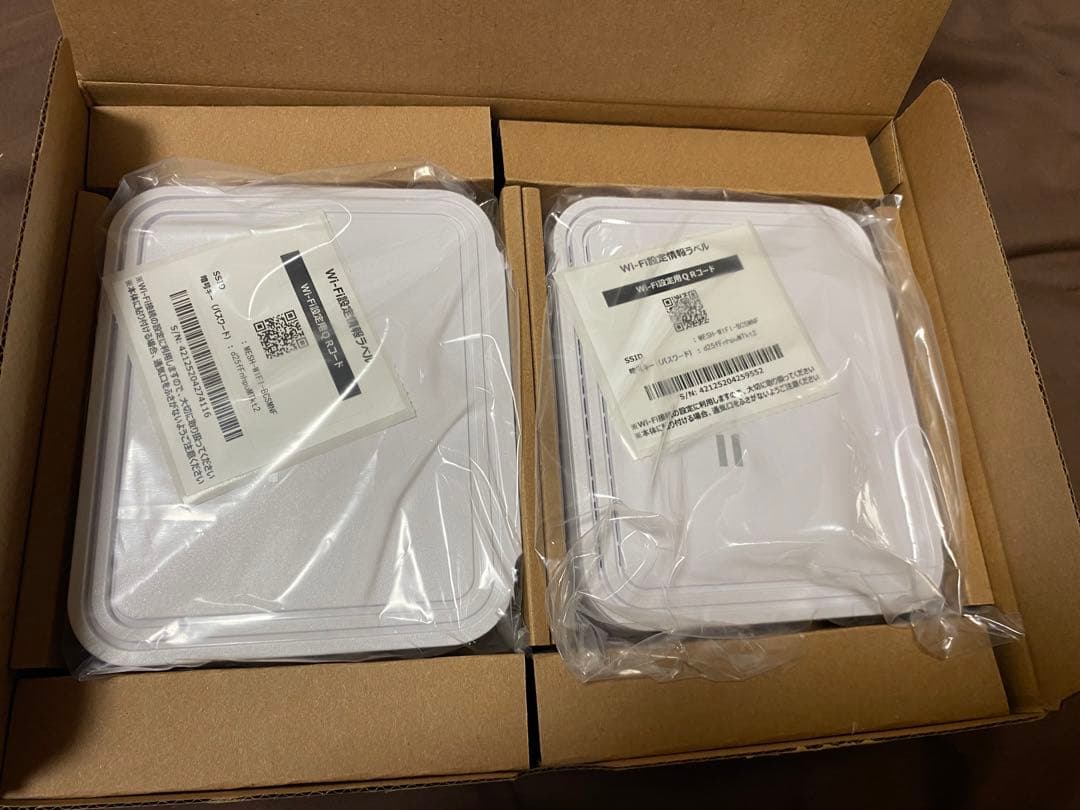 さ*ぼ様 SoftBank メッシュWi-Fi ルーター 2台セット