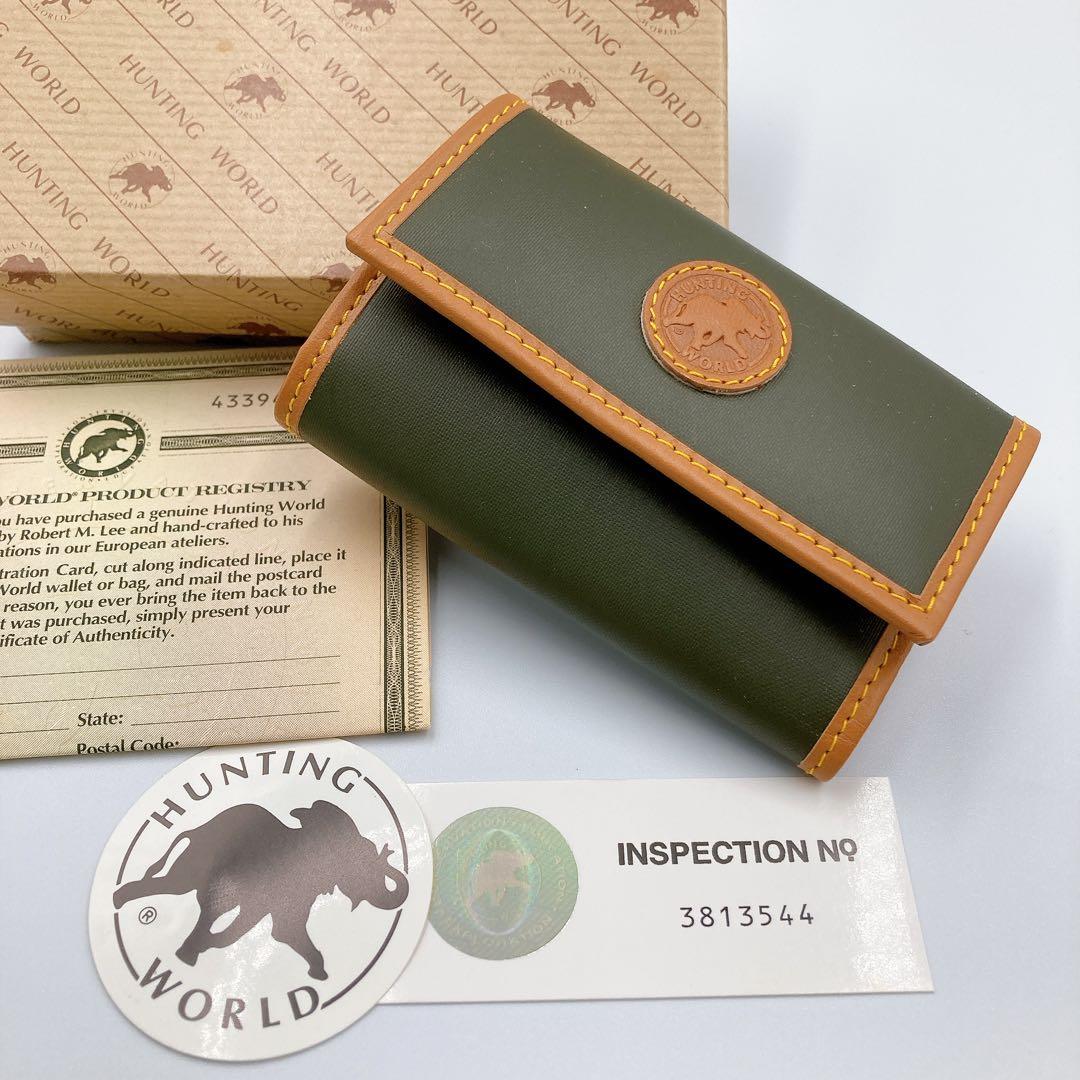 【新品】HUNTING WORLD バチュークロス 6連キーケース イタリア製