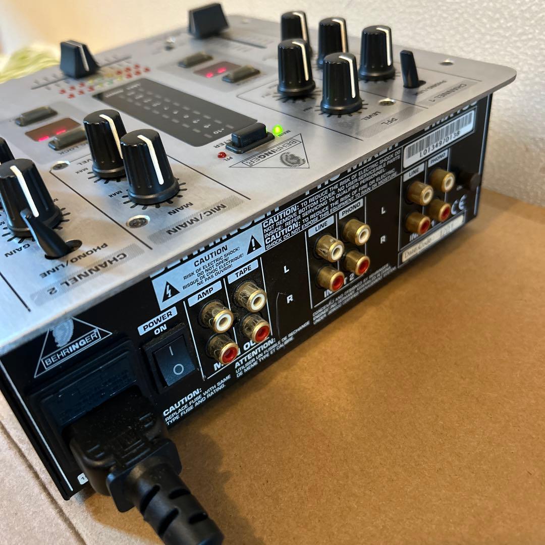 BEHRINGER ベリンガー DJミキサー VMX100 動作確認済み