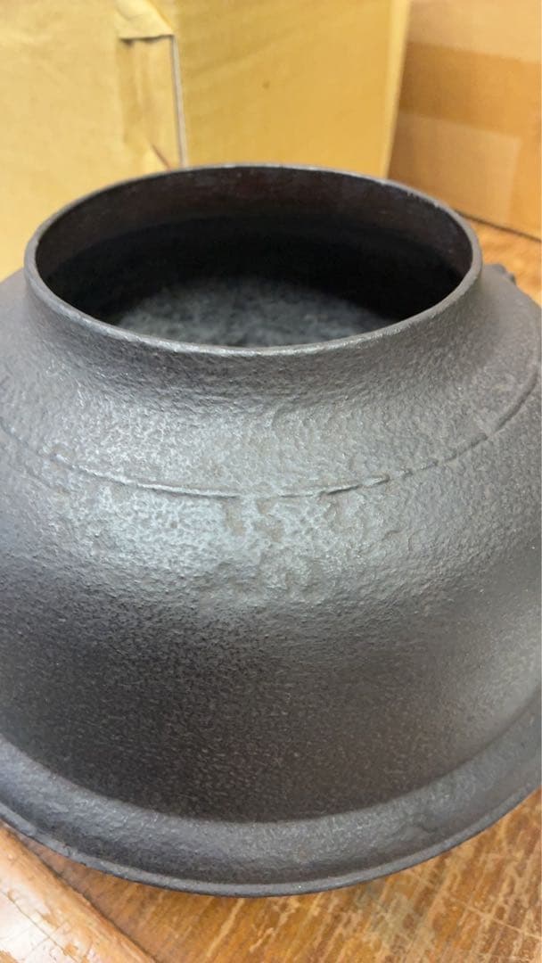 茶道具　風炉釜　真型釜　釜 茶器　真形羽釜