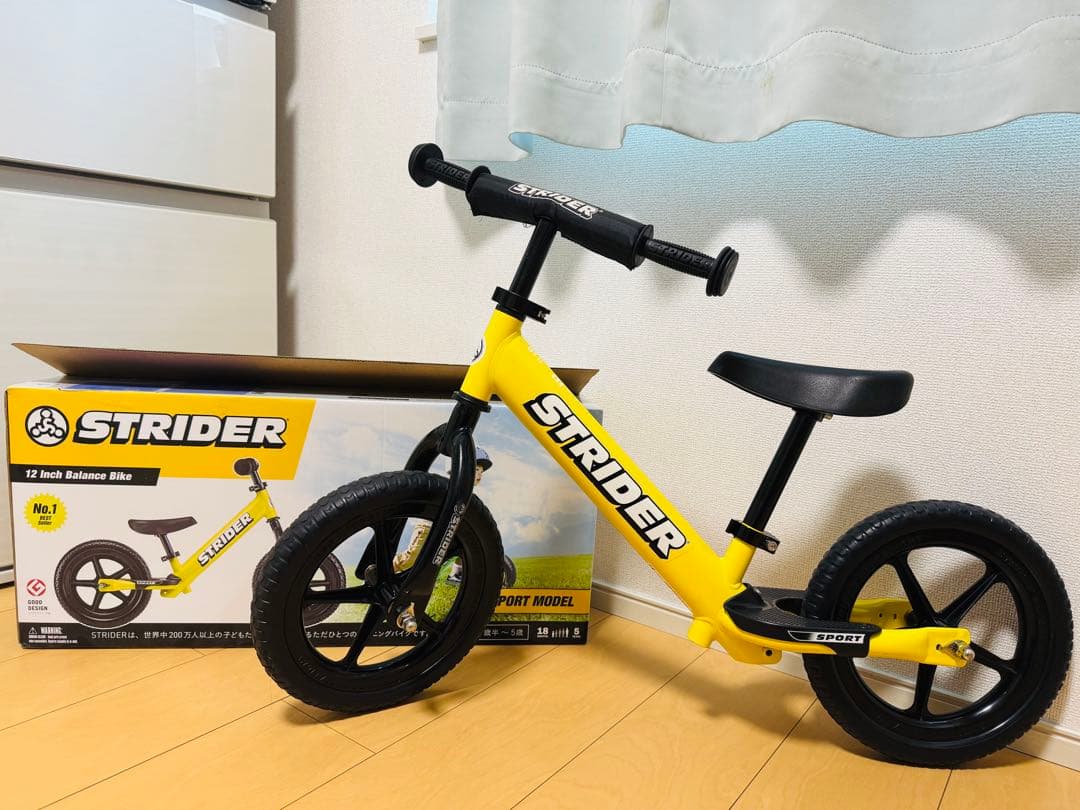 《状態良好・箱あり・美品》STRIDER SPORTS 新型 イエロー