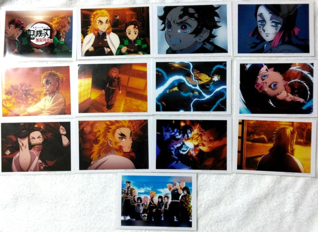 鬼滅の刃 無限列車編 ランダム 場面写ブロマイドくじ OP 煉獄杏寿郎