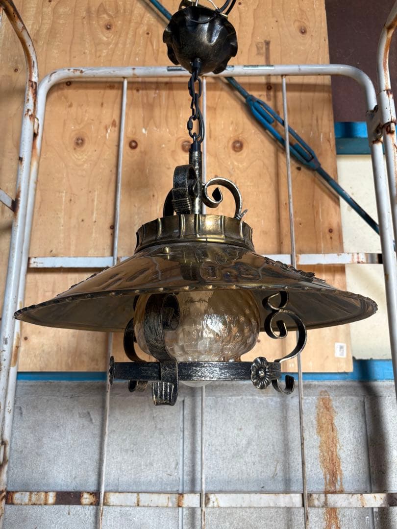 シャンデリア　アンティーク　希少品　昭和レトロ ランプ おしゃれ