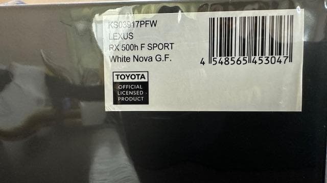 M 京商 LEXUS RX 500h F SPORT ミニカー