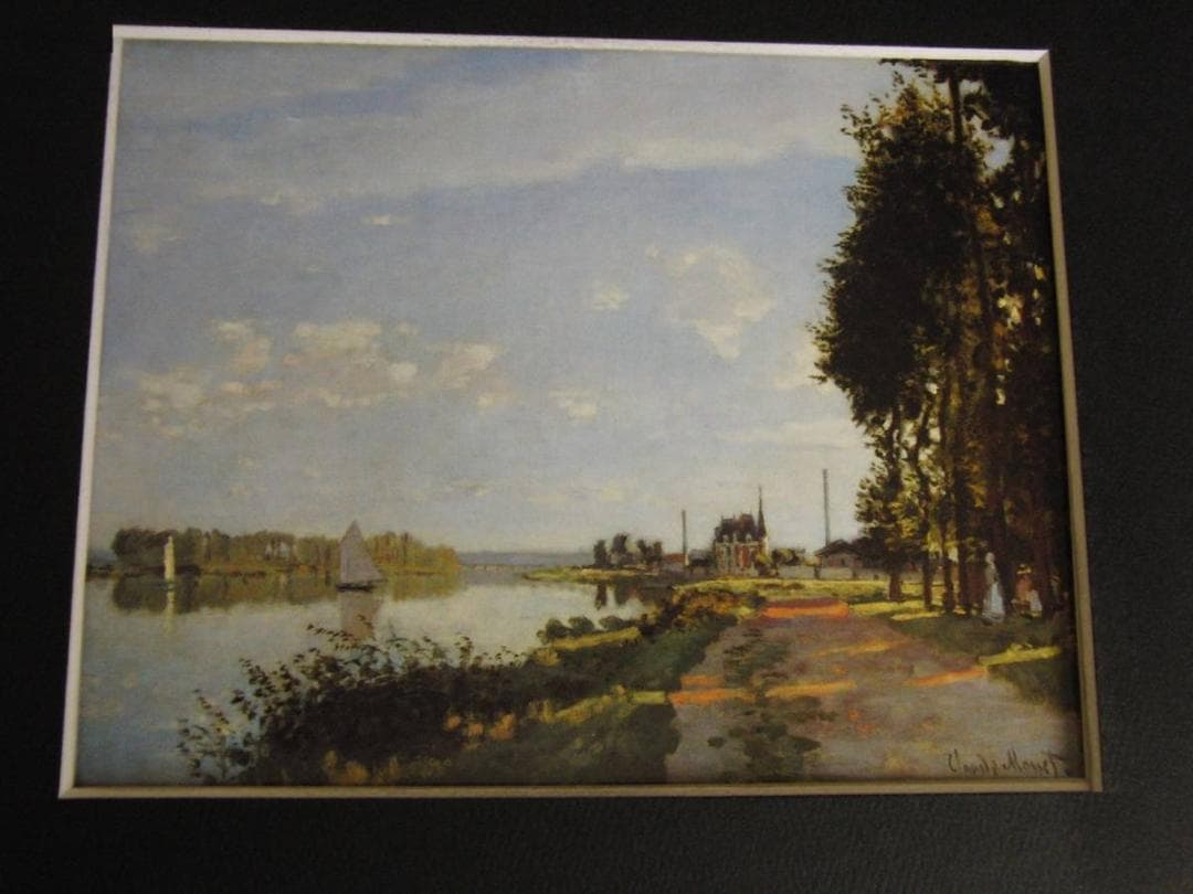 クロード・モネ、「Argenteuil」、厳選、希少大判画集・額装画、人気作品