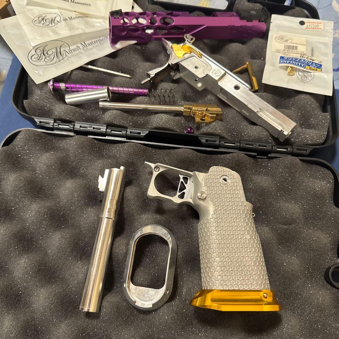 マルイ ハイキャパ用 グリップ1式、マグウェル、アウターバレル