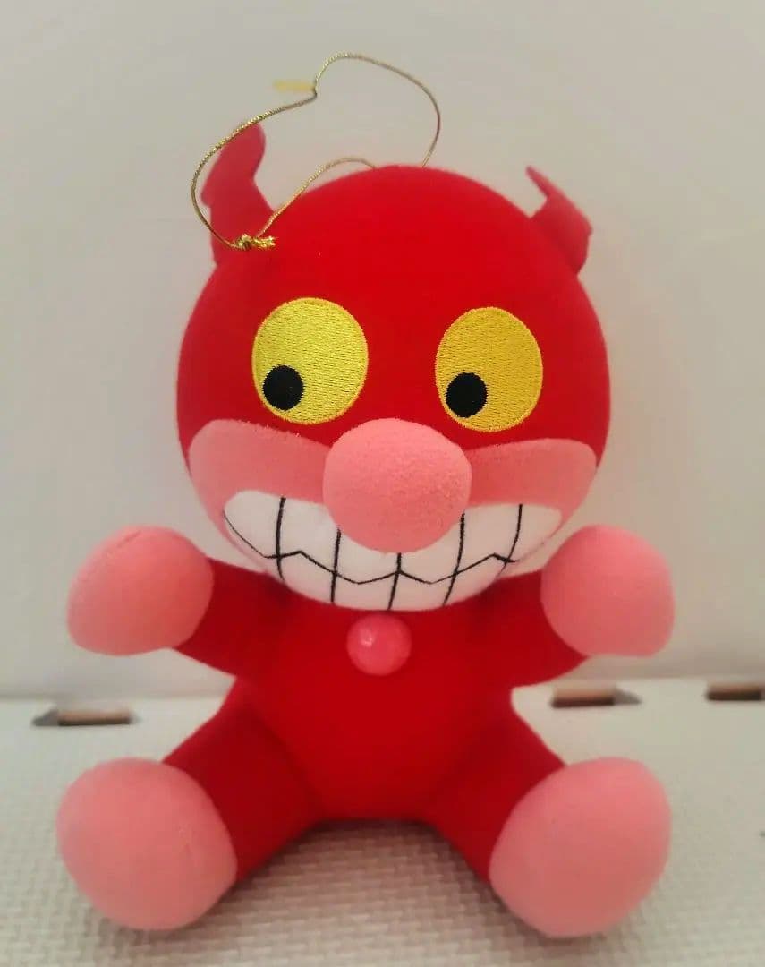 アカキンマン　アンパンマン　スタンダードぬいぐるみ　バイキンマン　レア