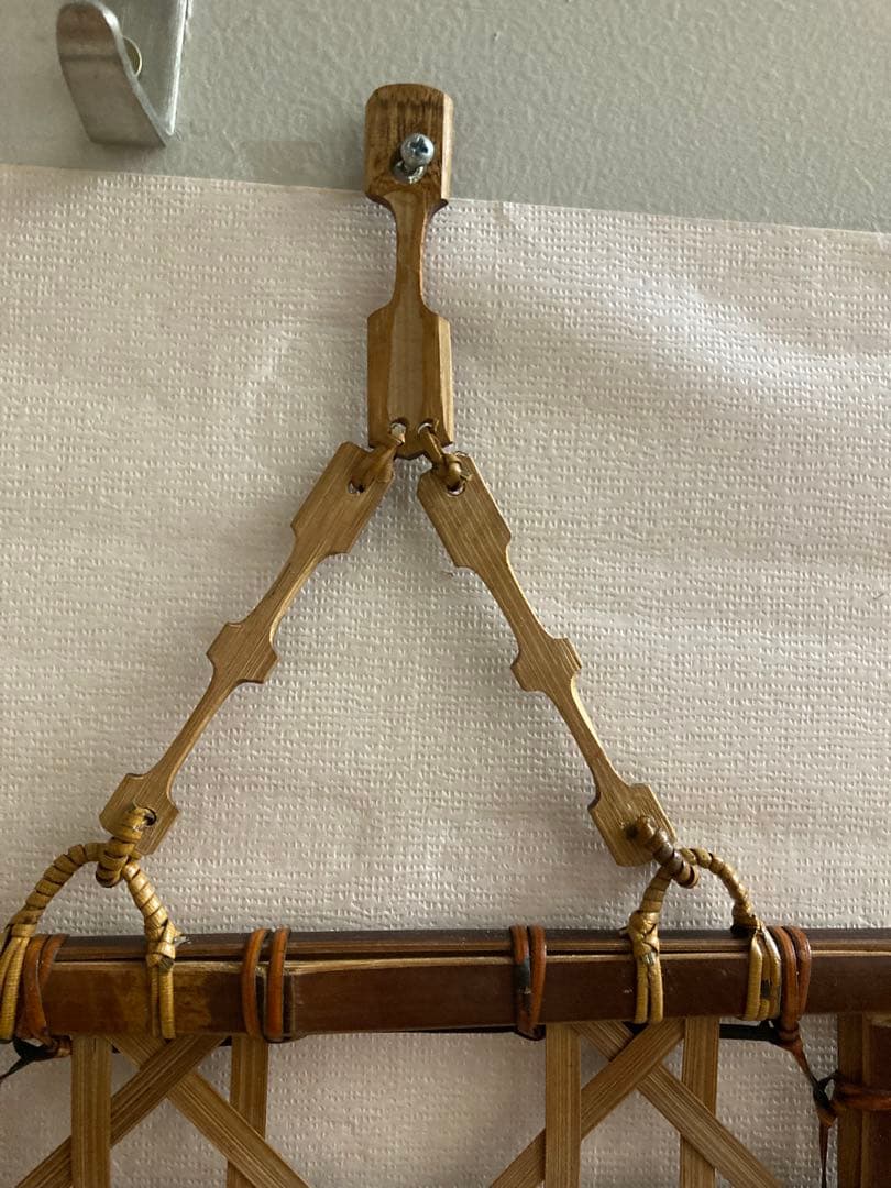 竹工芸　短冊かけ　竹　八木澤正