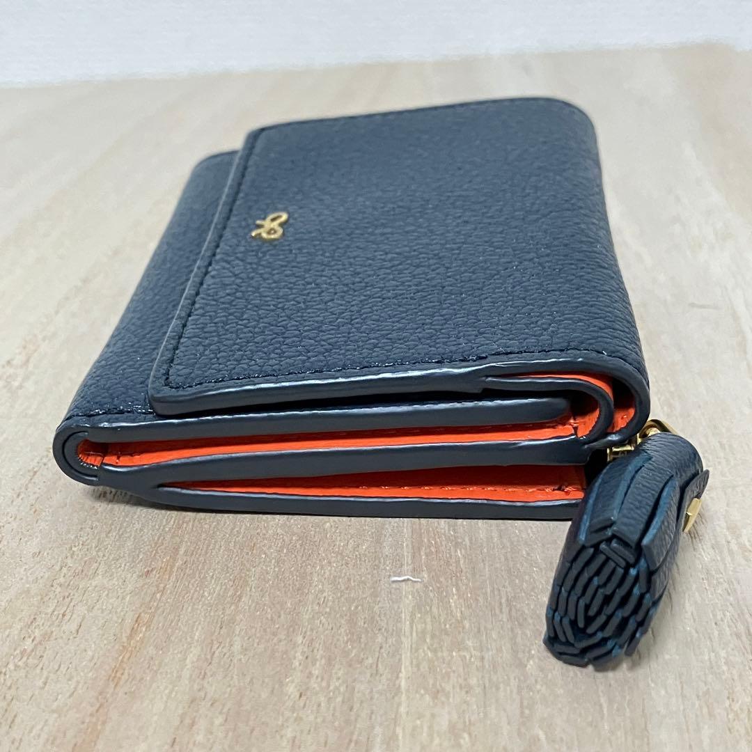 定価5.3万✨訳あり✨極美品✨アニヤハインドマーチ✨ミニ財布✨eyes✨紺