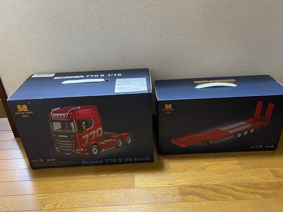 けんた様向け　1/18 HUINA 770S スカニアRC トレーラーセット