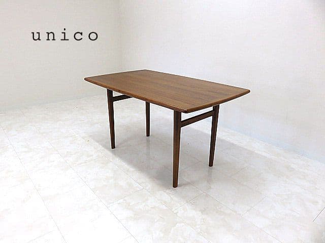u*f様 美品 unico/ウニコ 「NORD/ノルド」ウォールナット材ダイニン