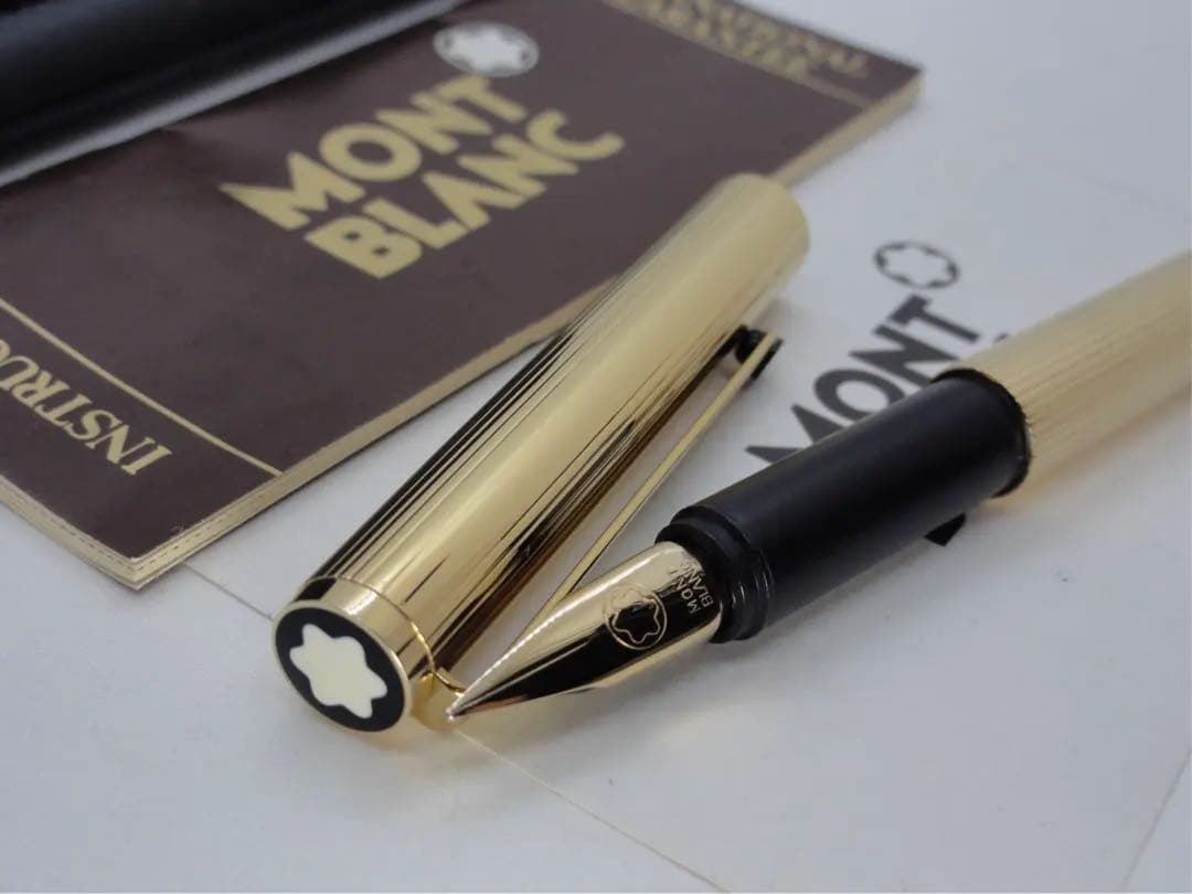 モンブラン　未使用に近い品！稀少度の高い金運を呼ぶ！総金張りSラインNo2147