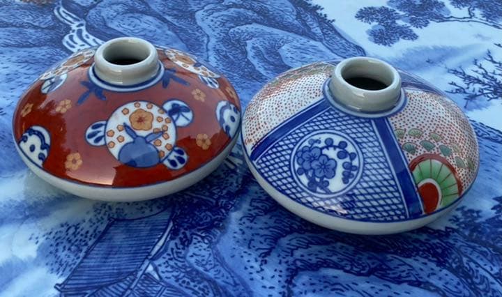 赤絵　油壷　5点セットになります