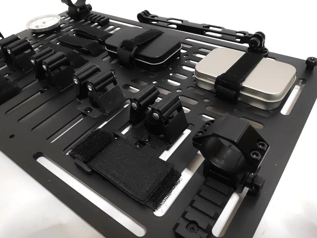 50L アルミコンテナ用　トルクアーム装備　カスタムパーツセット　上蓋パネル