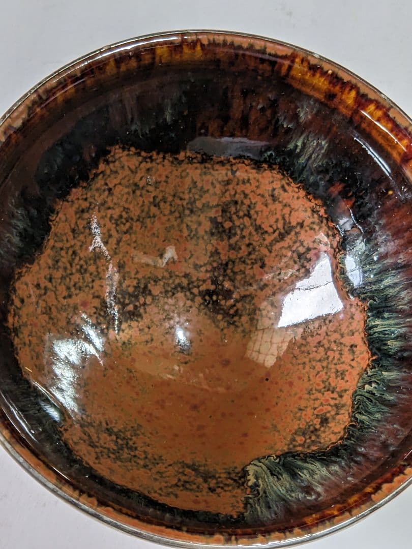 ♦中国 天目 覆輪抹茶盌 茶道具 古玩 古美術 アンティーク 骨董品 レクション