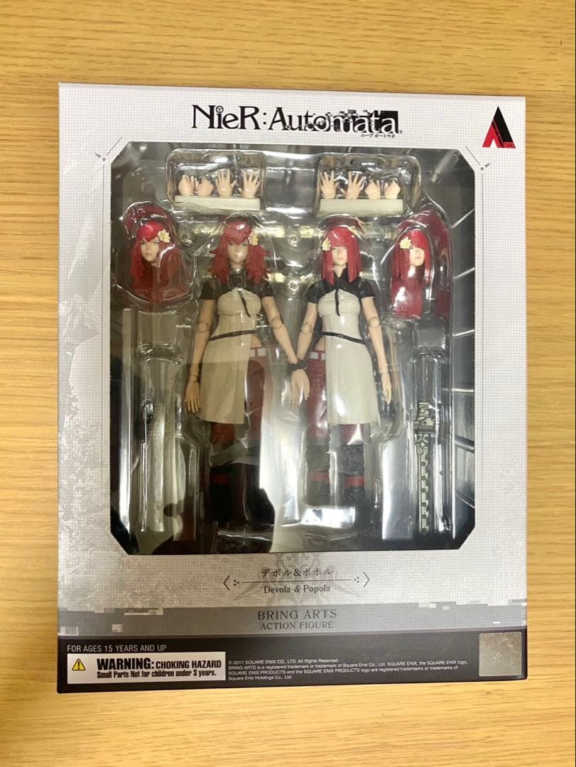 【新品未開封】ニーアオートマタ ブリングアーツ デボル&ポポル フィギュア