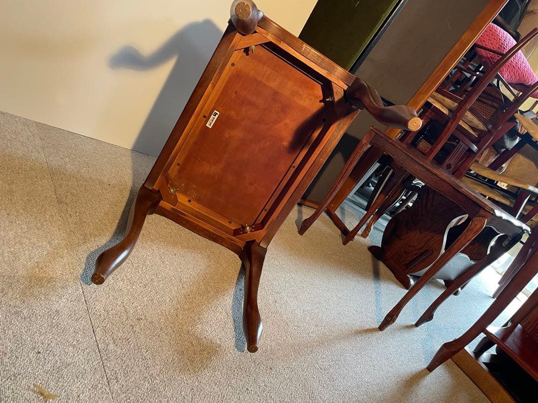 MARUNI マルニ木工 マキシマム サイドテーブル ロココ調 高級家具　猫脚