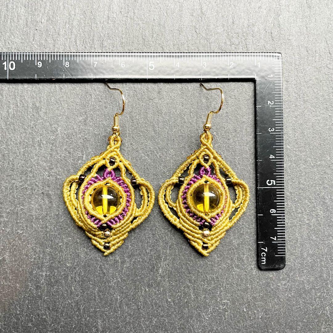 301 「butterfly」　マクラメチョーカー　ターコイズ