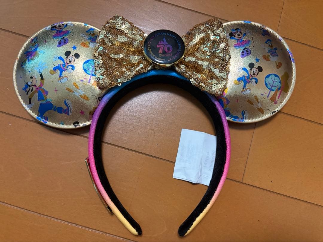 カリフォルニアディズニー　70周年　カチューシャ