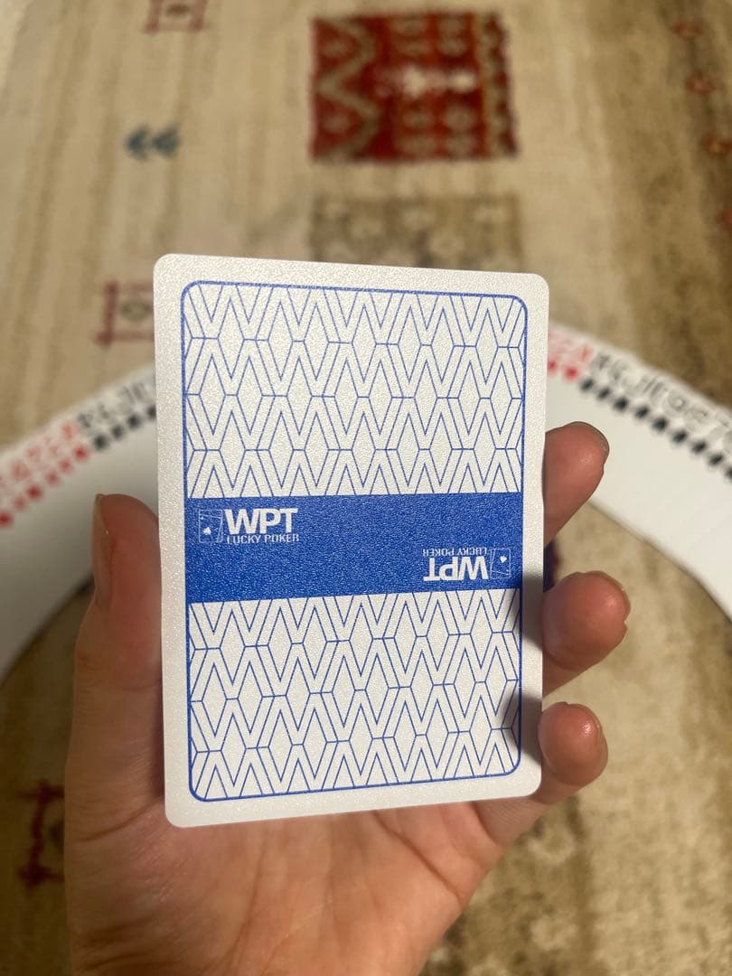 ポーカー大会専用WPT プラスチックトランプ 防水（赤・青50セット)100個