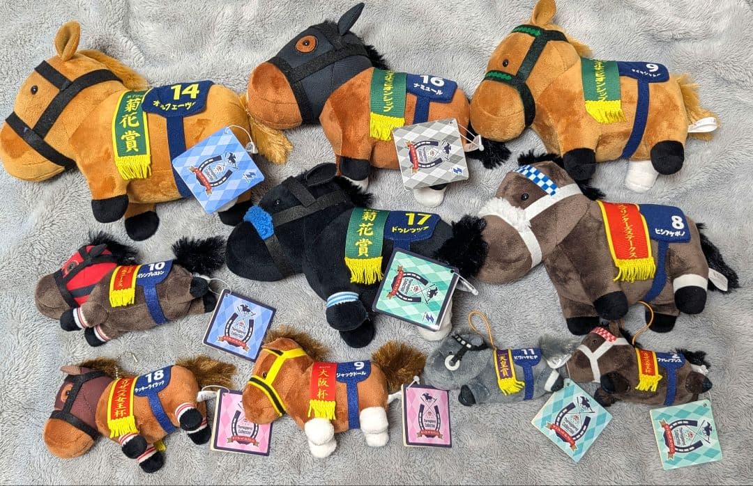 サラブレッドコレクション big ぬいぐるみ マスコット 競馬 ダービーまとめ