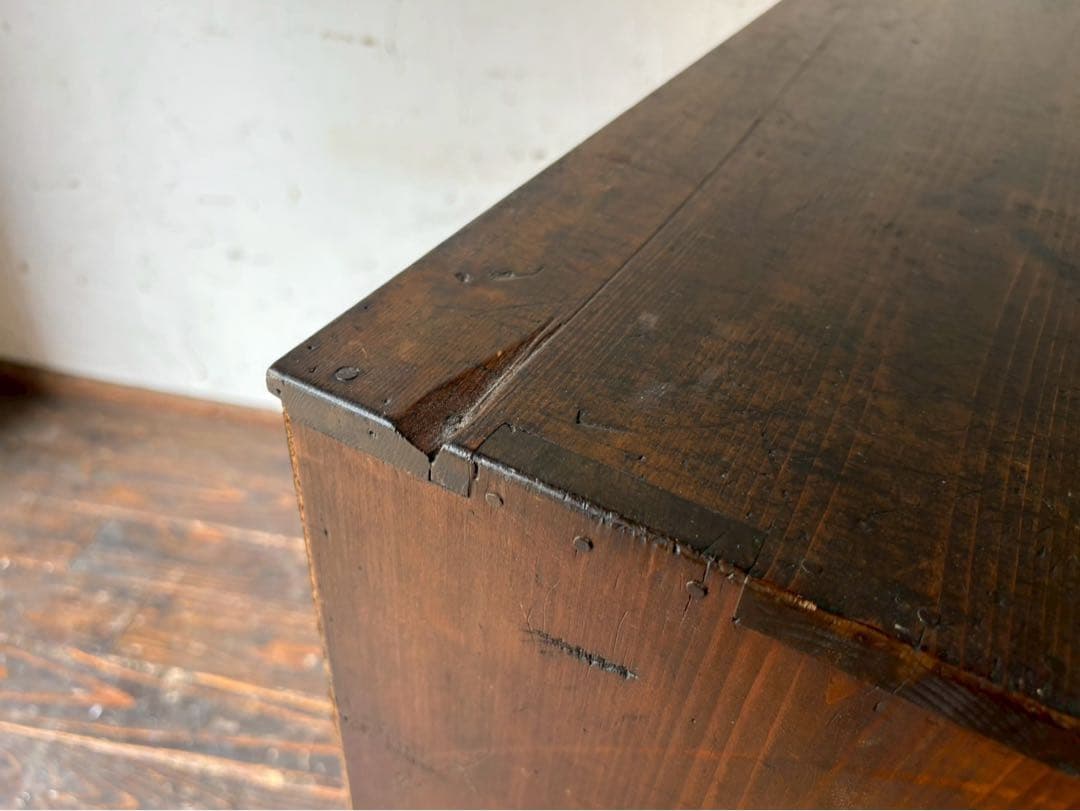 ダイヤガラス ミニ箪笥 インテリア 昭和レトロ 当時物 古道具