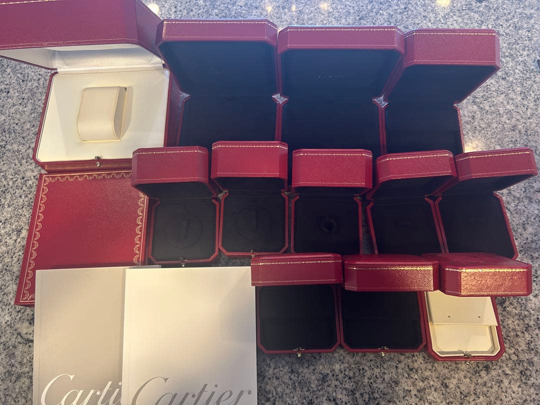 Cartier ジュエリーボックス 12個セット