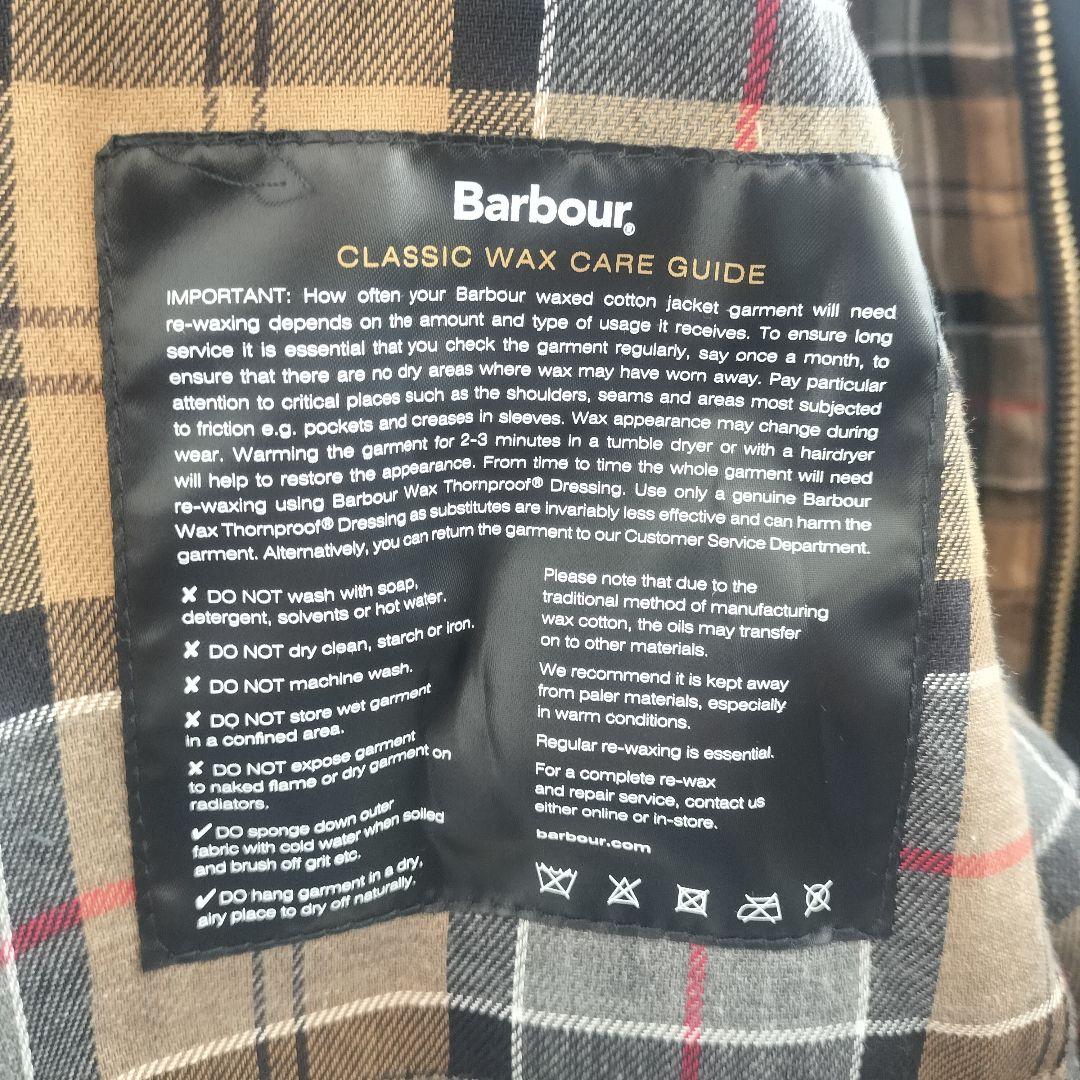 【新品未使用】 Barbour Border ボーダー ネイビー 36 タグ付き