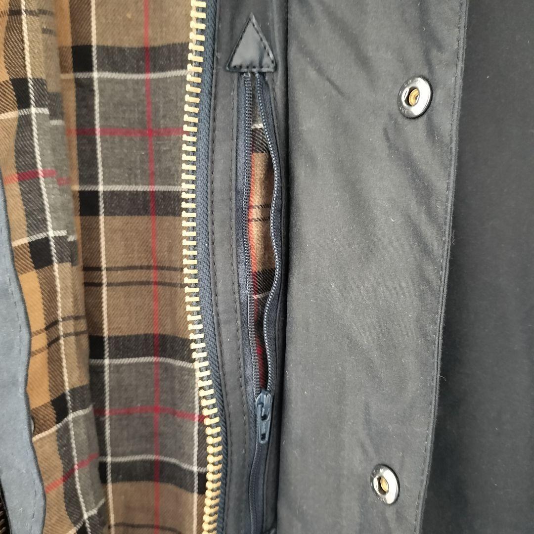 【新品未使用】 Barbour Border ボーダー ネイビー 36 タグ付き