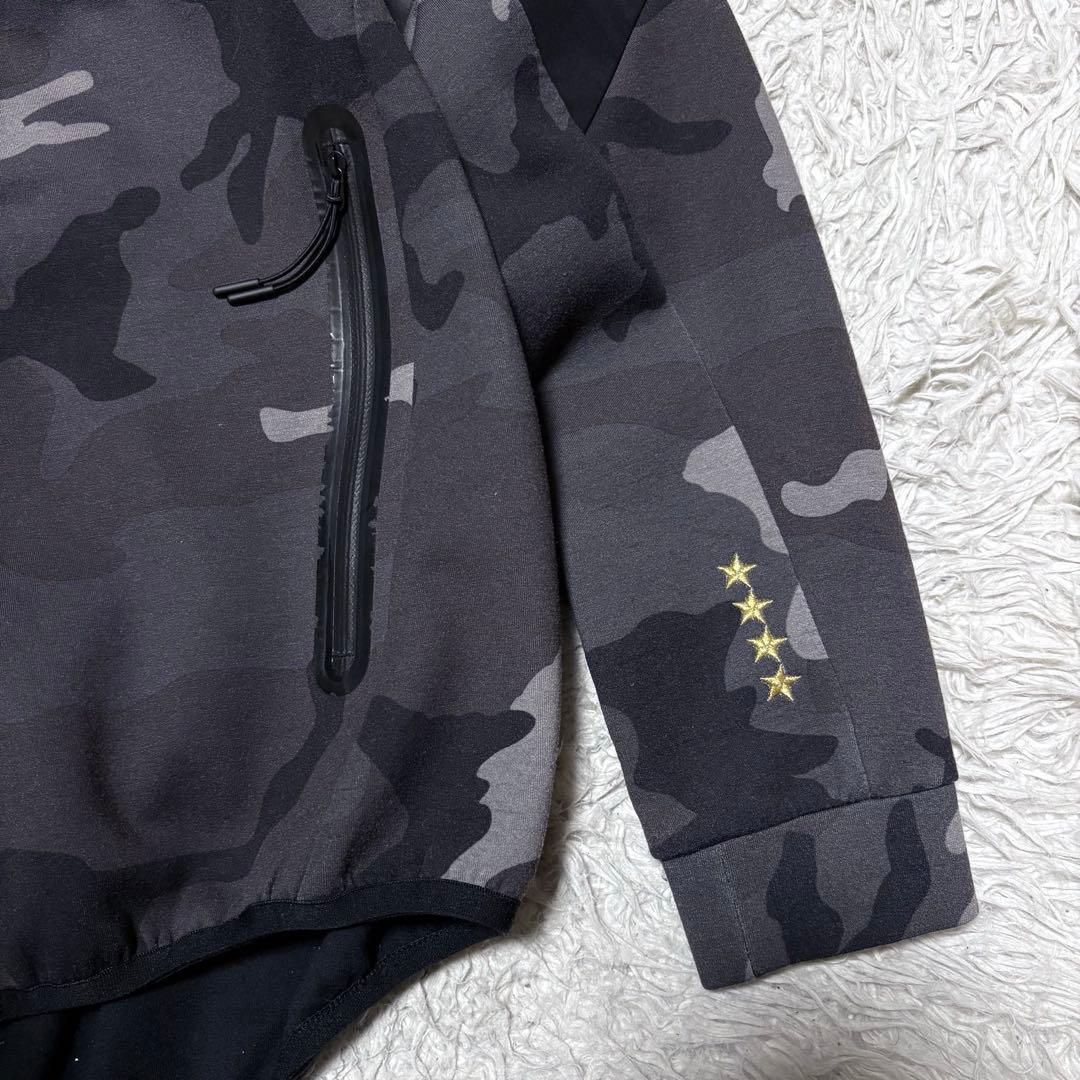 エフシーリアルブリストル SOPH ジップアップパーカー カモフラブラック　S